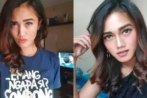 12 Potret Jessie Amalia mengenakan jersey, Jak Angel yang memesona