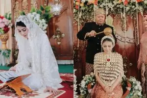 11 Momen haru pengajian dan siraman Ariska Putri jelang menikah