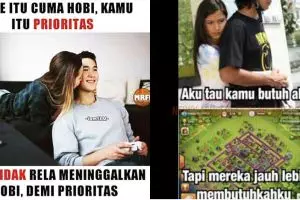 12 Meme lucu game vs pacar ini bikin kamu auto tersenyum getir