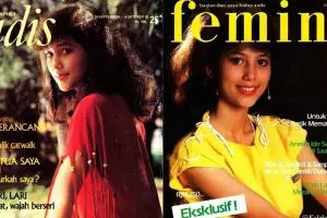 10 Gaya Meriam Bellina saat jadi model majalah jadul, ikonik abis