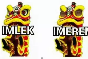 12 Meme lucu tahun baru Imlek ini bikin cengar-cengir