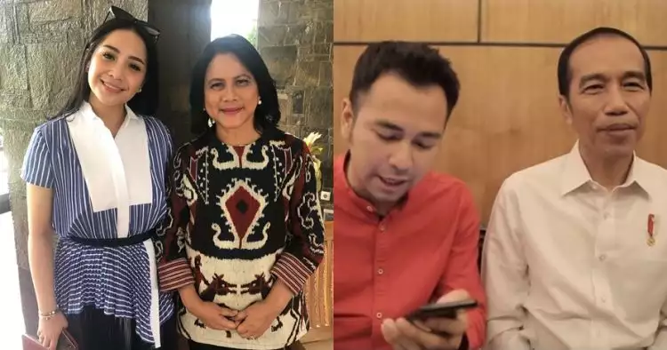 5 Momen Raffi Ahmad & Nagita ngevlog bareng keluarga Jokowi