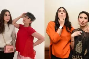 13 Potret persahabatan Luna Maya & Ayu Dewi, friendship goals