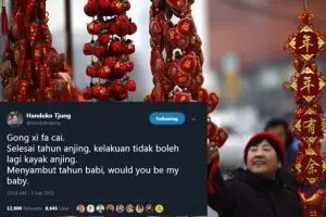 10 Gombalan lucu bertema Imlek ini kocaknya tersipu malu
