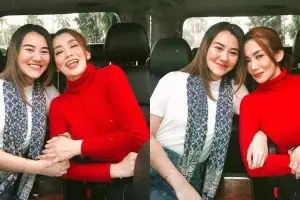 10 Potret kompak Reza Artamevia & Aaliyah Massaid, bak kakak adik