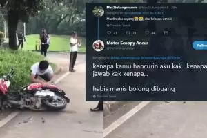 Cuitan akun @sayambak2nya dan @motorskupiancur ini kocak banget