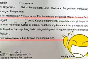 4 Alasan lucu surat izin tidak masuk kerja ini kocak banget