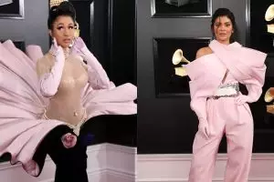 14 Seleb kenakan busana unik di red carpet Grammy Awards 2019