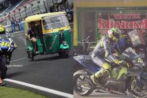 13 Foto editan lucu jika balapan MotoGP ada di Indonesia