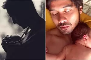 Momen Hamish Daud dan 6 seleb gendong anak pertama yang baru lahir