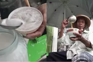 Dalam sehari, es dawet Rp 2.000 Pak Slamet laku ratusan porsi