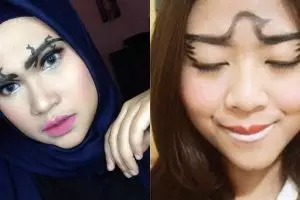 10 Alis cewek berbentuk hewan ini unik, antimainstream abis