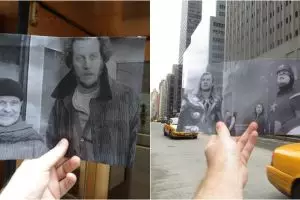 20 Karya foto cocokkan cuplikan adegan & lokasi asli di film