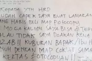 10 Surat lamaran kerja antimainstream ini bikin geleng kepala
