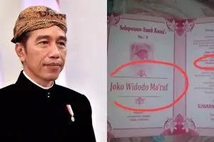 Orangtuanya ngefans berat, bayi ini dinamai Joko Widodo Ma'ruf