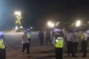 Ada ledakan keras di dekat nobar debat capres, ini kata saksi