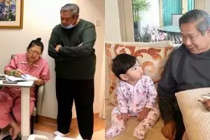 Ini ungkapan Bahagia Ani Yudhoyono video call sama cucunya
