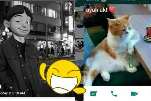 10 Foto profil WhatsApp bapak-bapak ini bikin susah nahan tawa