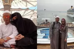 9 Momen mesra Bebi Silvana dan Opick liburan setelah menikah