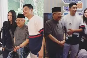 8 Momen Adly Fayruz-Angbeen bertemu Ma'ruf Amin, temani olahraga