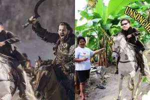 10 Foto editan lucu Kaesang naik unicorn ini bikin cengar-cengir