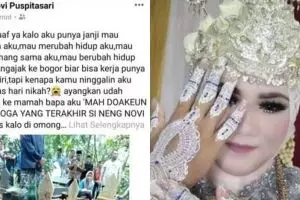 Sudah dirias, mempelai wanita ini syok usai tahu kekasihnya tewas