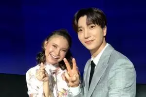 Potret Rossa bareng Leeteuk Super Junior, banjir komentar K-Popers