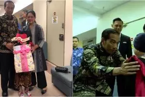 Video mengharukan Shakira anak Denada dijenguk Jokowi, bikin mewek