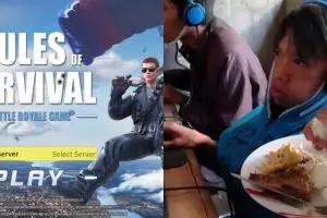 Ibu ini suapi anaknya yang 48 jam main game 'Rules of Survival'
