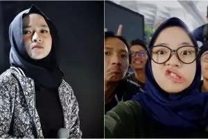 10 Pose konyol Nissa Sabyan, ekspresinya beda dengan di panggung