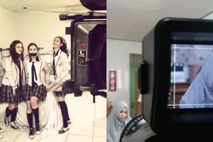 10 Potret Bella Luna saat syuting, dari sinetron hingga presenter