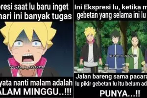 10 Meme lucu Boruto Naruto Next Generation ini bikin senyum tipis