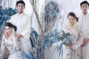 10 Foto prewedding Irish Bella dan Ammar Zoni tema adat Sunda