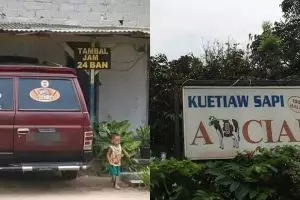 12 Papan nama tempat usaha ini kocaknya bikin mikir dua kali