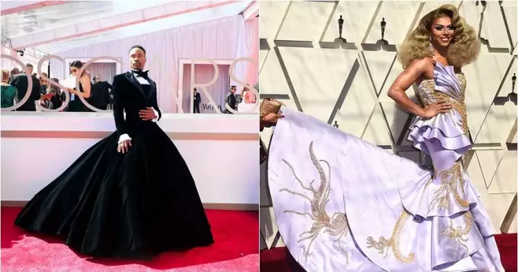11 Seleb kenakan busana unik di red carpet Piala Oscar 2019