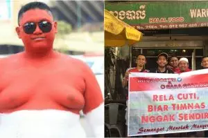 10 Potret totalitas suporter dukung Timnas U-22 di Pnom Penh