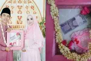 Viral pernikahan mahar Rp 10 ribu ini punya alasan romantis