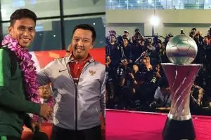 5 Momen manis penyambutan Timnas U-22, penuh kebanggaan