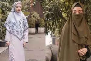 10 Penampilan terbaru Lindswell Kwok pakai gamis, makin memesona