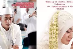 7 Momen bahagia akad nikah Hansamu Yama dan kekasihnya