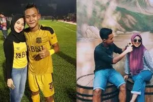 10 Foto kemesraan pemain Timnas U-22 Sani Rizki & pacar cantiknya