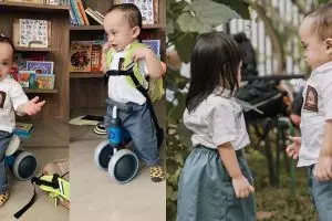 8 Potret balita seleb kenakan seragam SMA, jadi ABG imut