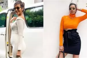 8 Outfit hamil ala model Kimmy Jayanti, tetap tampil seksi