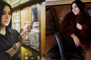 12 Koleksi ikat pinggang Syahrini, ada seharga motor matic premium