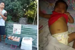 Kisah haru pria berjualan kue demi biaya transplantasi hati anaknya