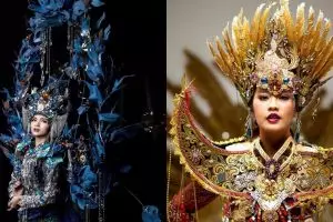 Potret busana Puteri Indonesia 2019 dari 10 daerah ini bikin takjub