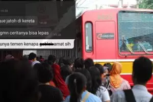 Kisah cewek kehilangan bra akibat berdesakan di KRL ini viral