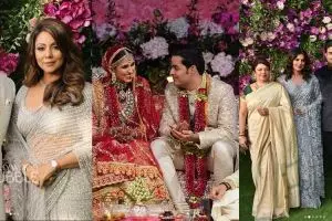 13 Potret artis Bollywood hadiri pernikahan putra orang terkaya Asia