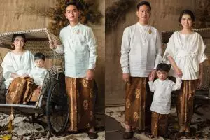 7 Momen pemotretan Gibran, Selvi, & Jan Ethes di ultah Jan Ethes