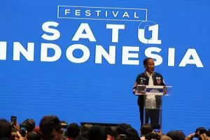 Di Festival Satu Indonesia, Jokowi tantang milenial jawab decacorn   